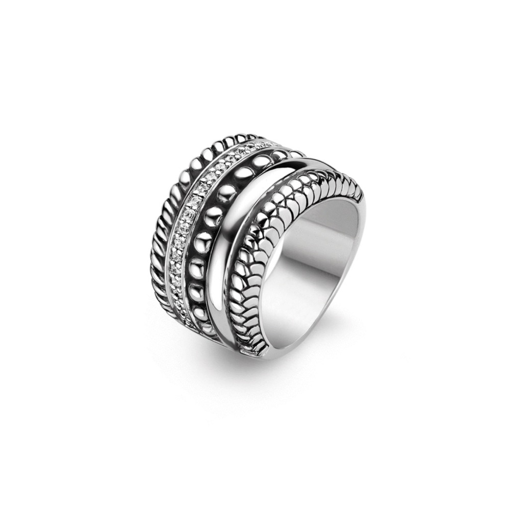 Ti Sento Sterling Silver Ring